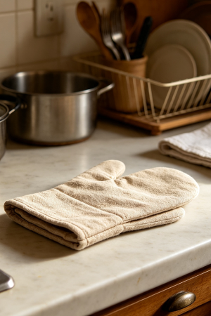 Reusable Fabric Oven Gloves For Everyday Cooking